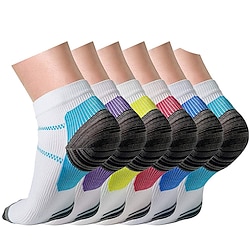Compression Socks Plantar Fasciitis for Men Women, Circulation 10-15 mmHg Best Support for Athletic Running Nurses Hiking