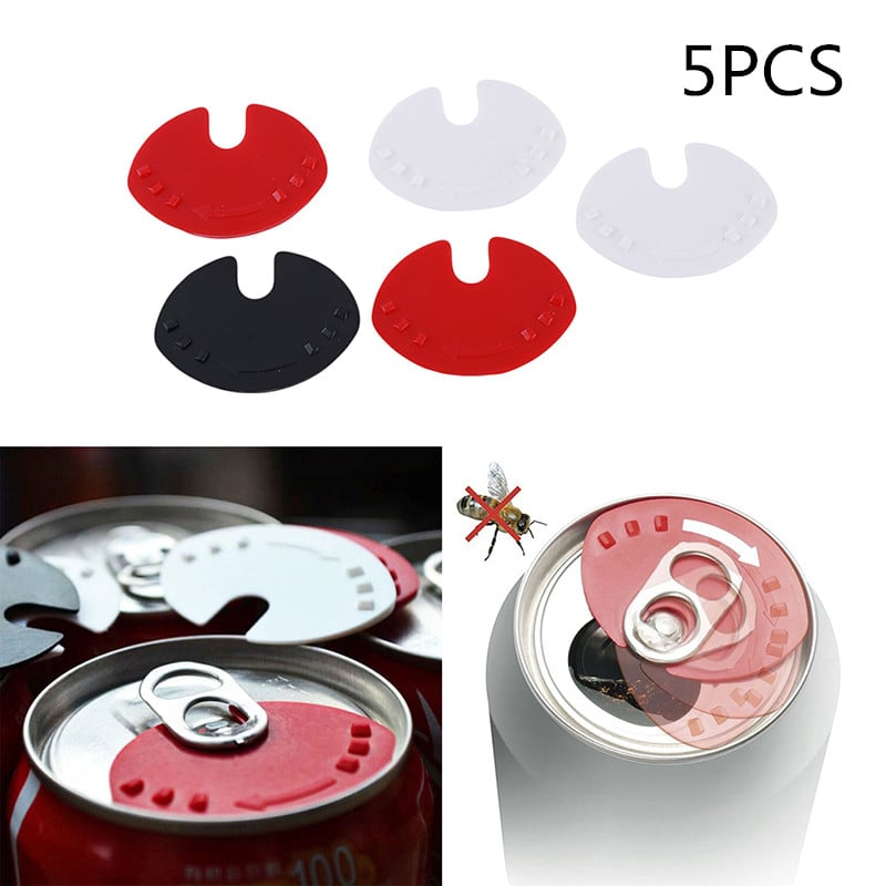 5pcs Creative Can Convert Soda Savers Tops Snap On Cold Beverage Leakproof Can Caps Can Lid Dust Free Sealer SaraMart UK Shopping