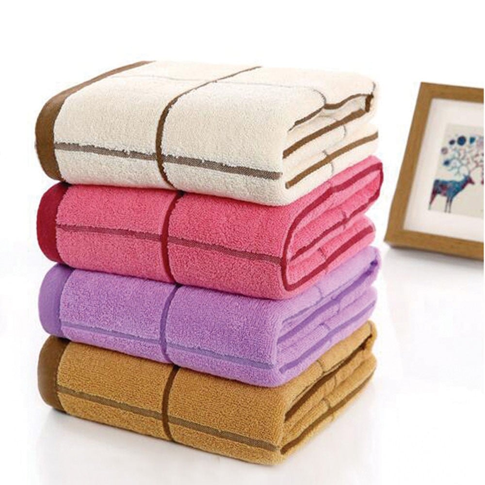 Pure cotton Square thickening Bath towel SaraMart UK Shopping