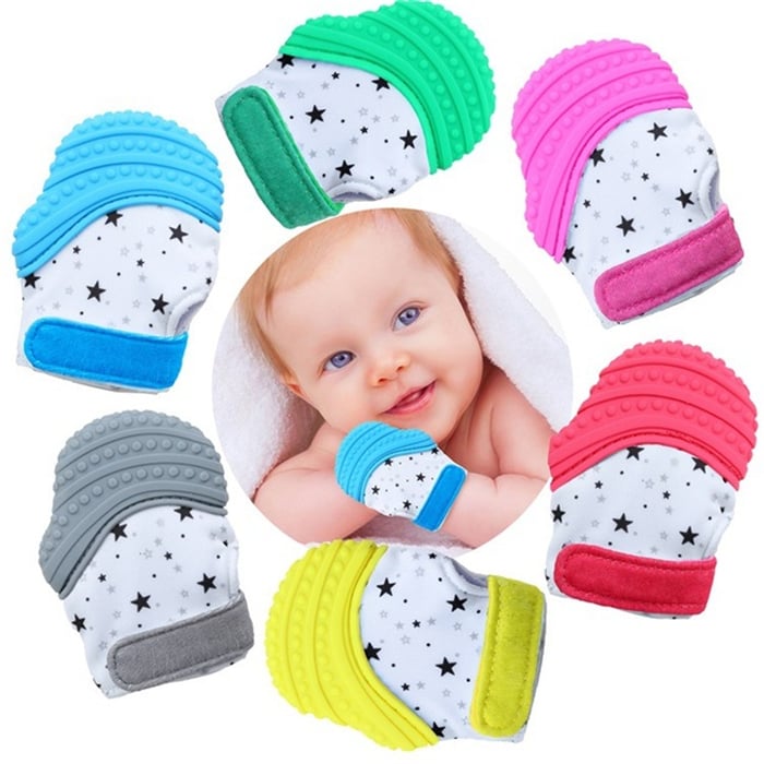 Creative Baby Gloves Tooth Gum Baby Molar Gloves Baby Supplies More than 6 Months SaraMart UK Shopping