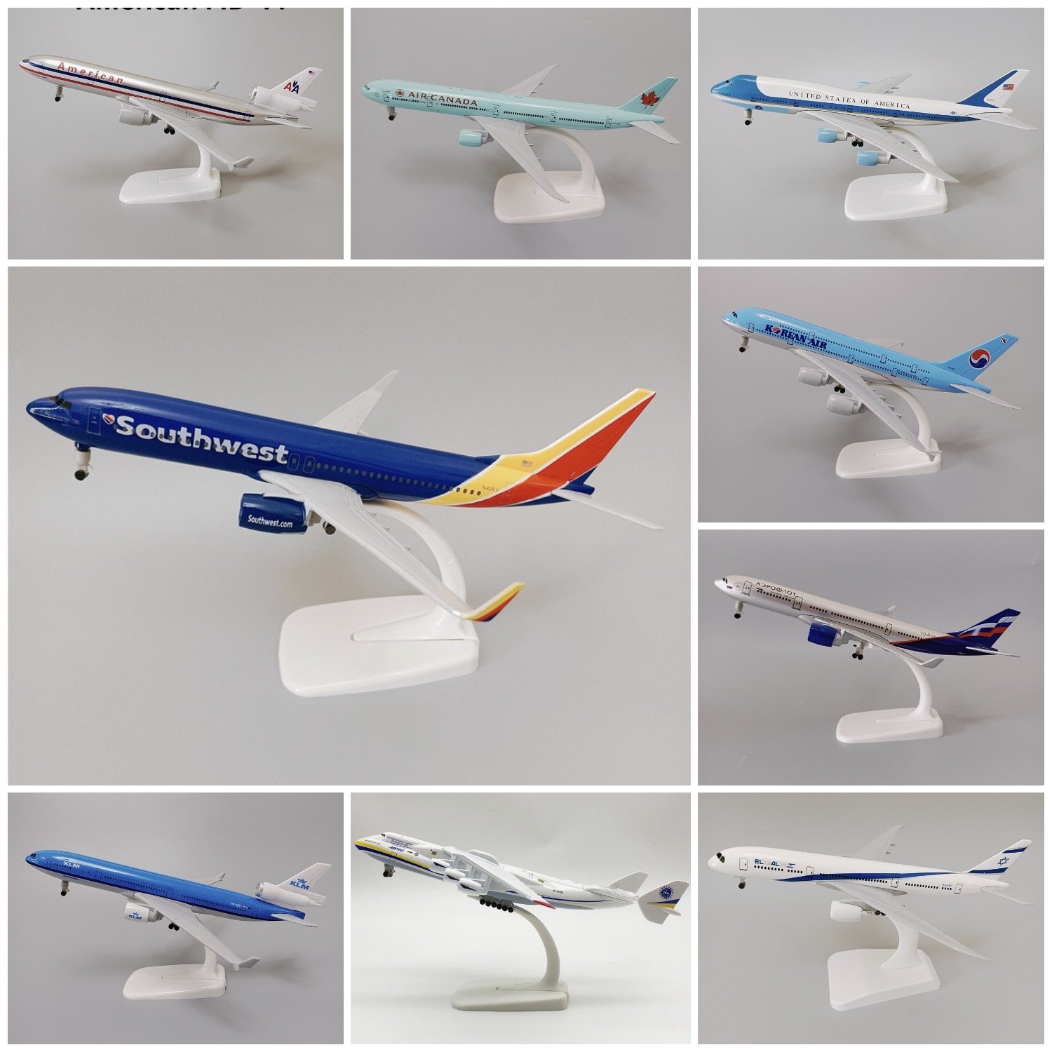 20cm Alloy Metal Air USA Southwest Airlines Boeing 737 B737 Airways Diecast Airplane Model Canada KLM RUSSIAN Plane Aircraft SaraMart UK Shopping