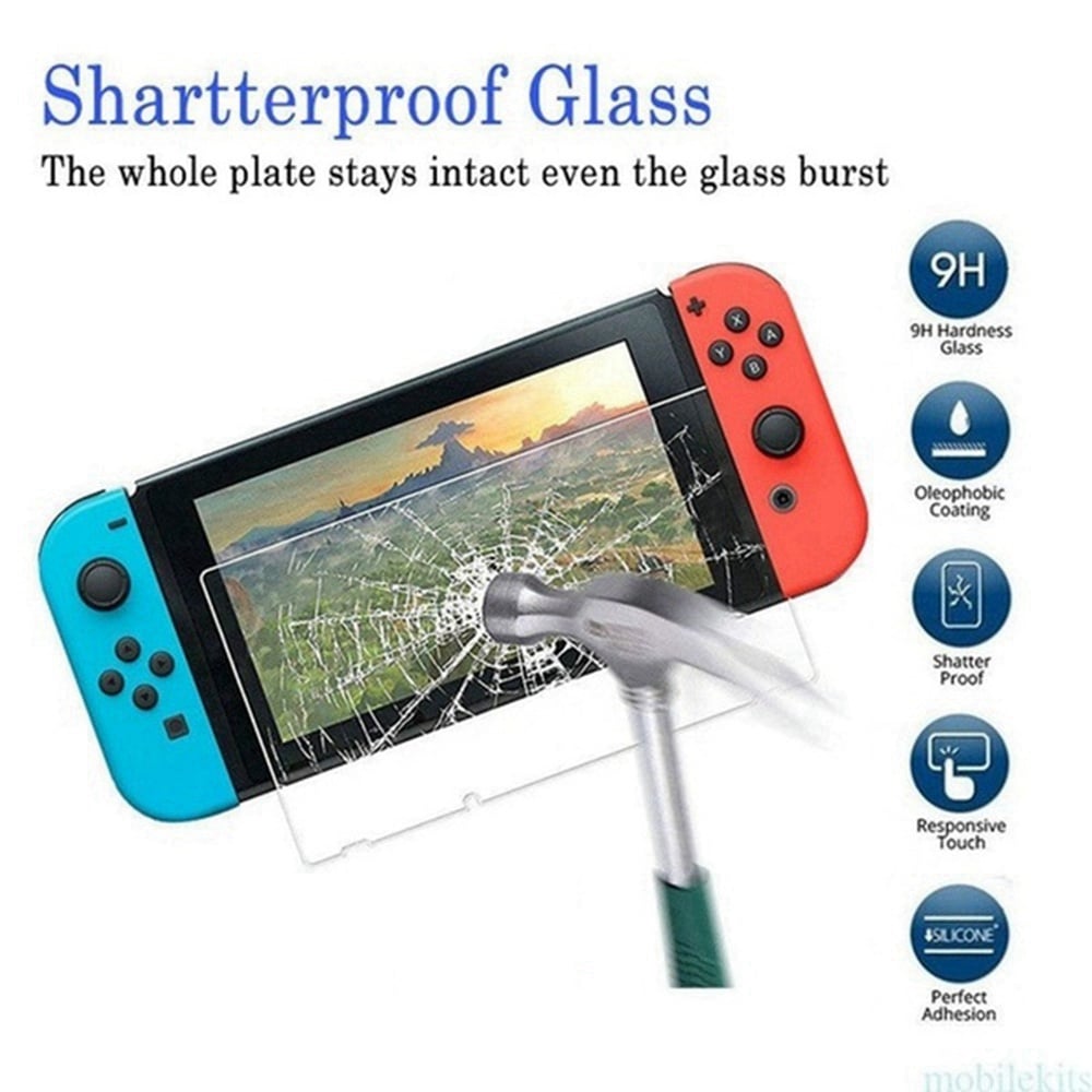 Suitable for   tempered  curved screen protector anti-fingerprint tempered film ns game accessories SaraMart UK Shopping